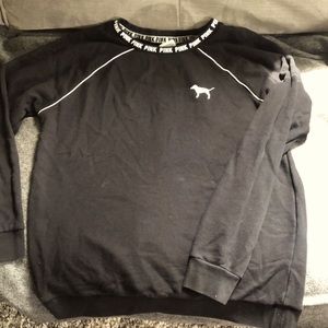 PINK black sweatshirt